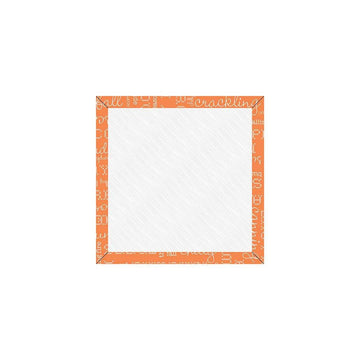 Image of the Lori Holt Autumn 7“ Design Board Pumpkin. Features a very small design board with a bright orange border. 
Cute Little Fabric Shop