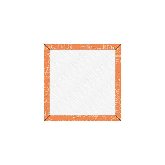 Image of the Lori Holt Autumn 7“ Design Board Pumpkin. Features a very small design board with a bright orange border. 
Cute Little Fabric Shop
