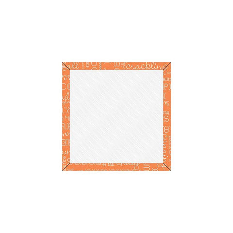 Image of the Lori Holt Autumn 7“ Design Board Pumpkin. Features a very small design board with a bright orange border. 
Cute Little Fabric Shop