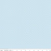 Image of the Swiss Dot Sweet Boy Blue quilting cotton fabric by The RBD Designers for Riley Blake Designs. Features white dots on light blue swiss dots. 
Cute Little Fabric Shop