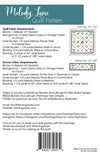 Image of the Melody Lane Quilt and Runner quilt pattern by Beverly McCullough for Riley Blake Designs. Features the fabric requirements for the quilt and runner. 
Cute Little Fabric Shop