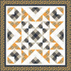 Image of the Starstruck In Plaid quilt by Snowball Quilt Company for Riley Blake Designs. Features a large concentric star pattern. 
Cute Little Fabric Shop