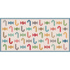 Image of the Christmas Candy Runner Boxed Kit by Lori Holt for Riley Blake Designs. Features candy canes and small candies on a runner kit. 
Cute Little Fabric Shop