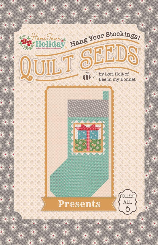 SALE Home Town Holiday Quilt Seeds No. 4 PATTERN ST-36042 Presents - Lori Holt - Riley Blake Designs - Instructions Only - Paper Pattern