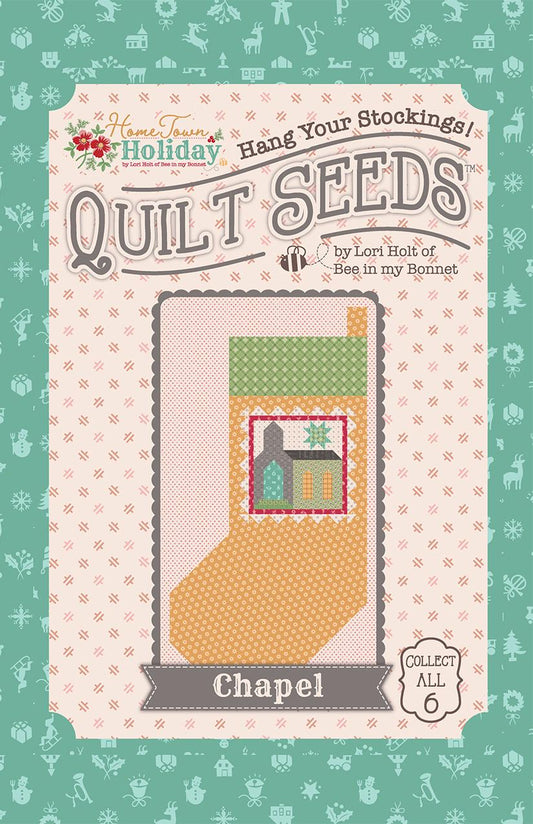 SALE Home Town Holiday Quilt Seeds No. 5 PATTERN ST-36043 Chapel - Lori Holt - Riley Blake Designs - Instructions Only - Paper Pattern