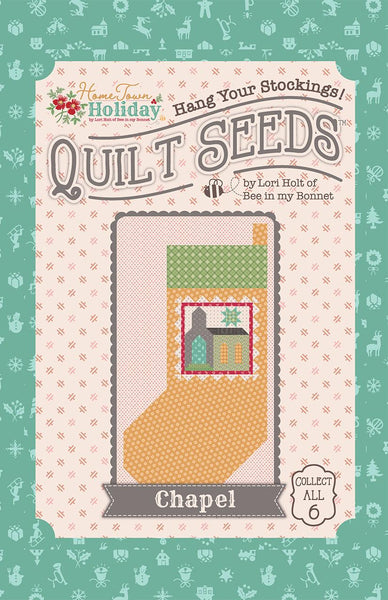 SALE Home Town Holiday Quilt Seeds No. 5 PATTERN ST-36043 Chapel by Lori Holt - Riley Blake Designs - Instructions Only - Paper Pattern