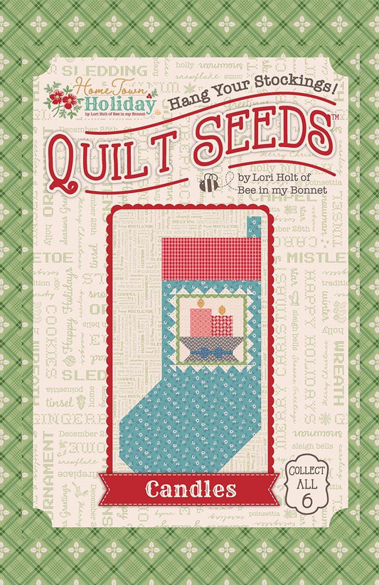 SALE Home Town Holiday Quilt Seeds No. 6 PATTERN ST-36044 Candles - Lori Holt - Riley Blake Designs - Instructions Only - Paper Pattern