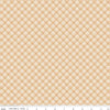 Image of the Special Delivery Plaid Brown quilting cotton fabric by Doodlebug Design Inc for Riley Blake Designs. Features a multicolored plaid pattern on a light brown background. 
Cute Little Fabric Shop