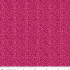 Image of the Fragrant Fields Stony Path Hot Pink quilting cotton fabric by Lila Tueller for Riley Blake Designs. Features small tone on tone stones on a dark pink background. 
Cute Little Fabric Shop