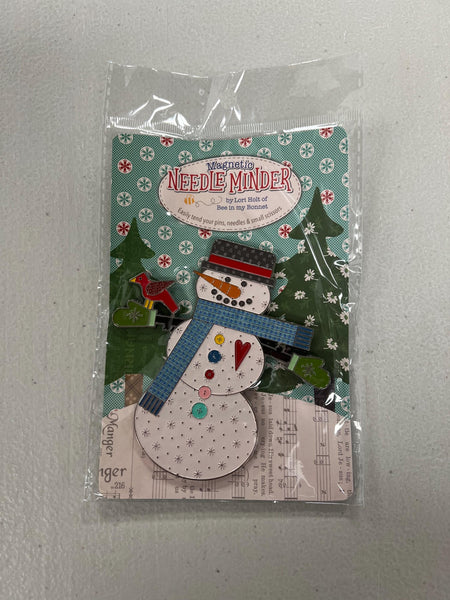 Let's Make a Snowman Needle Minder ST-36032 by Lori Holt - Riley Blake Designs - Embroidery Sewing 4" x 4"