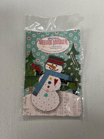 Let's Make a Snowman Needle Minder ST-36032 by Lori Holt - Riley Blake Designs - Embroidery Sewing 4" x 4"