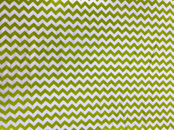 CLEARANCE Small Chevron Lime Green and White - Riley Blake Designs - Jersey KNIT cotton  spandex stretch