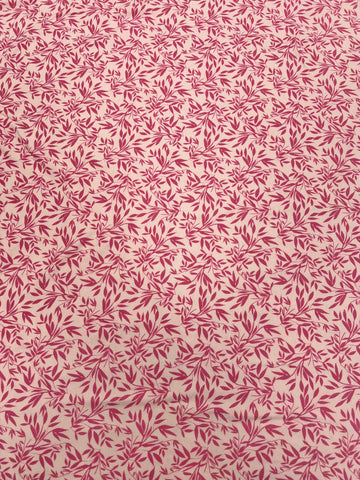 SALE KNIT Blooms and Bobbins Leaves K9172 Pink by Riley Blake Designs - Floral Flowers Tone-on-Tone - Jersey KNIT Cotton Stretch Fabric