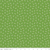 Image of the Farm Girl Vintage Companion Prints Flower Pots Holly quilting cotton fabric by Lori Holt for Riley Blake Designs. Features flowers in pots on a bright green background. 
Cute Little Fabric Shop