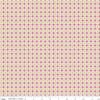 Image of Cozy Christmas Square Pink quilting cotton by Lori Holt from Riley Blake Designs. Features pink and yellow squares. 
Cute Little Fabric Shop
