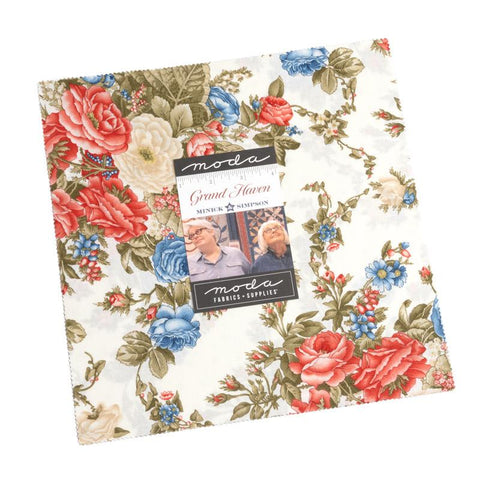 Grand Haven Layer Cake 10" Stacker Bundle - Moda Fabrics - 42 piece Precut Pre cut - Quilting Cotton Fabric