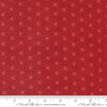 Grand Haven Dots 14985 Crimson - Moda Fabrics - Small Scattered Dot - Quilting Cotton Fabric