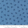 SALE Grand Haven Floral Moire 14987 Sky- Moda Fabrics - Small Flowers Floral Blossoms - Quilting Cotton Fabric