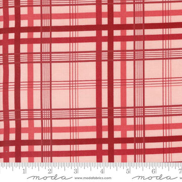 SALE Grand Haven Plaid Checks 14989 Pink - Moda Fabrics - Plaid Stripes - Quilting Cotton Fabric