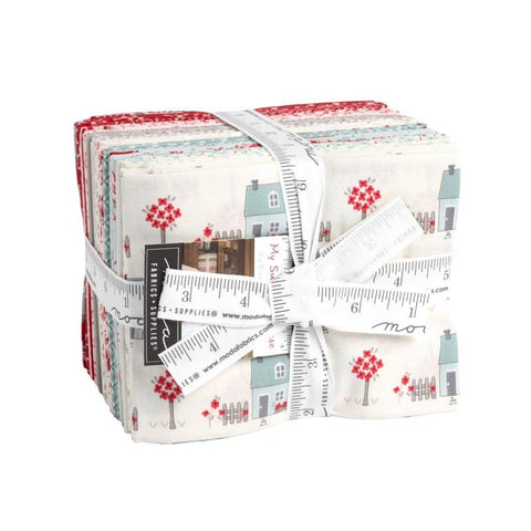 SALE My Summer House Fat Quarter Bundle 27 pieces - Moda Fabrics - Pre cut Precut - Quilting Cotton Fabric