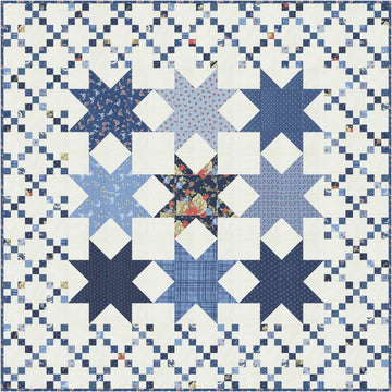 SALE Nantucket Quilt PaTTERN MS-1302 - Minick & Simpson - Moda Fabrics - INSTRUCTIONS Only - Fat Quarter Friendly
