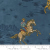SALE Saddle Ranch Wrangler Roundup 33790 Blue Jeans - Moda Fabrics - Cowboys Cactus - Quilting Cotton Fabric