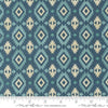 SALE Saddle Ranch Sawtooth Blenders 33793 Blue Jeans - Moda Fabrics - Geometric - Quilting Cotton Fabric