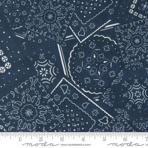 Saddle Ranch Badlands Bandana 33794 Night Sky - Moda Fabrics - Mandala Geometric - Quilting Cotton Fabric