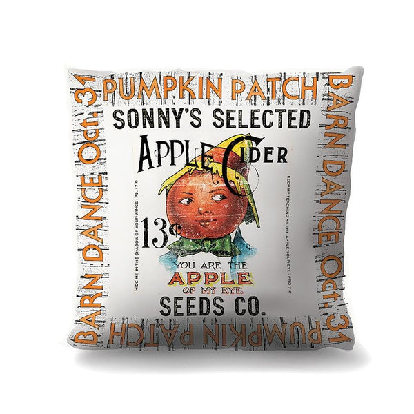 Pumpkin Patch Seed Sack Pillow Kit by J. Wecker Frisch - Riley Blake Designs - Supplies to make a pillow with Pattern - Quilting Cotton