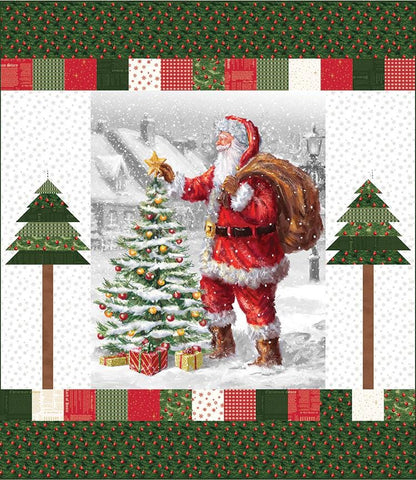 White Christmas Quilt Kit Christmas wishes by Riley Blake Designers - Riley Blake - Pattern Fabric -  - Quilting Cotton