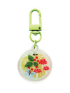 SALE Tiny Meadow Zipper Glitter Charm LHLOVEZ004 - Lizzy House - Moda Fabrics - Acrylic Resin Mushroom