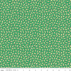 Image of the Playtime 30s Toy Ducks Kelly quilting cotton fabric by Lindsay Wilkes for Riley Blake Designs. Features small ducks on a dark green background. 
Cute Little Fabric Shop