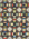 Image of the Wildwood pattern by Amber Johnson for Riley Blake Designs. Features striped lines and squares on the quilt. 
Cute Little Fabric Shop