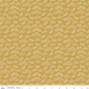 Image of the Garden Dreams Clouds Gold quilting cotton fabric by Amber Elliot for Riley Blake Designs. Features pixelated clouds on a dark yellow gold background. 
Cute Little Fabric Shop