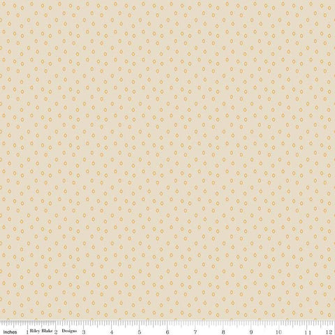 Image of the Cheddar at Twilight Diamonds Cream quilting cotton fabric by Riley Blake Designs. Features small diamonds arranged on a light cream background. 
Cute Little Fabric Shop