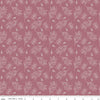Image of the Garden Dreams Beetle Dusty Rose quilting cotton fabric by Amber Elliot for Riley Blake Designs. Features leaves and beetles on a muted pink background. 
Cute Little Fabric Shop