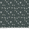 Image of the A Walk on the Prairie Floral Deep River quilting cotton fabric by Modern Prairie for Riley Blake Designs. Features small flowers on a dark forest green background.
Cute Little Fabric Shop