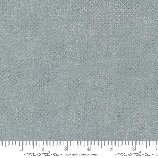 SALE Spotted 1660 Steel - Moda Fabrics - Semi-Solid Gray - Quilting Cotton Fabric