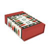 Image of the Winter Village Boxed Kit by Sandy Gervais for Riley Blake Designs. Features a runner quilt with christmas trees. 
Cute Little Fabric Shop