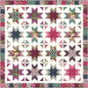 Image of the Sparklers quilt pattern by Wendy Sheppard for Riley Blake Designs. Features stars on a white background. 
Cute Little Fabric Shop