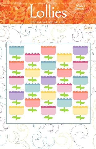 Image of the Lollies quilting cotton fabric by Wendy Sheppards for Riley Blake Designs. Features flowers on a white background.
Cute Little Fabric Shop