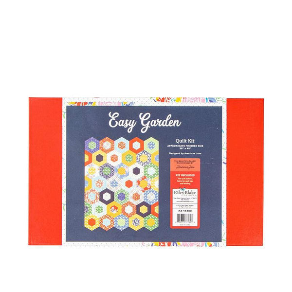 Image of the Easy Garden quilt kit by American Jane for Riley Blake Designs. Features a quilt with concentric geometric shapes in a red box.
Cute Little Fabric Shop