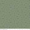 Image of the Lets Get Lost in the Woods Tracks Sage quilting cotton fabric by Tara Reed for Riley Blake Designs. Features tone on tone animal tracks on a light green background. 
Cute Little Fabric Shop