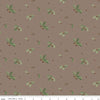 Image of the Lets Get Lost in the Woods Acorns and Leaves Brown quilting cotton fabric by Tara Reed for Riley Blake Designs. Features oak leaves and acorns on a medium brown background. 
Cute Little Fabric Shop