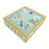 Image of the 100 Acre Wood Quilt Kit by Art East Quilting Co. using Lori Holt fabrics by Riley Blake Designs. Features Winnie-the-Pooh animals on a quilt in a keepsake box with aqua and pink.
Cute Little Fabric Shop