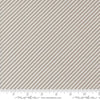 Image of the Laguna Sunrise Stripes Stone quilting cotton fabric by Sherri & Chelsi for Moda Fabrics. Features diagonal stripes on a gray background. 
Cute Little Fabric Shop