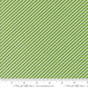 Image of the Laguna Sunrise Stripes Fresh Grass quilting cotton fabric by Sherri & Chelsi for Moda Fabrics. Features diagonal stripes on a green background. 
Cute Little Fabric Shop