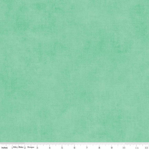 Image of the Shades Sweet Mint quilting cotton fabric by Riley Blake Designs. Features a mint fabric with a mottled semisold background. 
Cute Little Fabric Shop