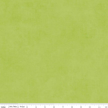 Image of the Shades Lettuce quilting cotton fabric by Riley Blake Designs. Features a light green fabric with a mottled semisold background. 
Cute Little Fabric Shop