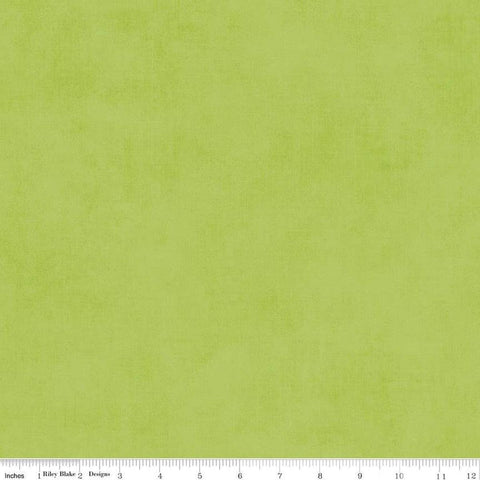 Image of the Shades Lettuce quilting cotton fabric by Riley Blake Designs. Features a light green fabric with a mottled semisold background. 
Cute Little Fabric Shop